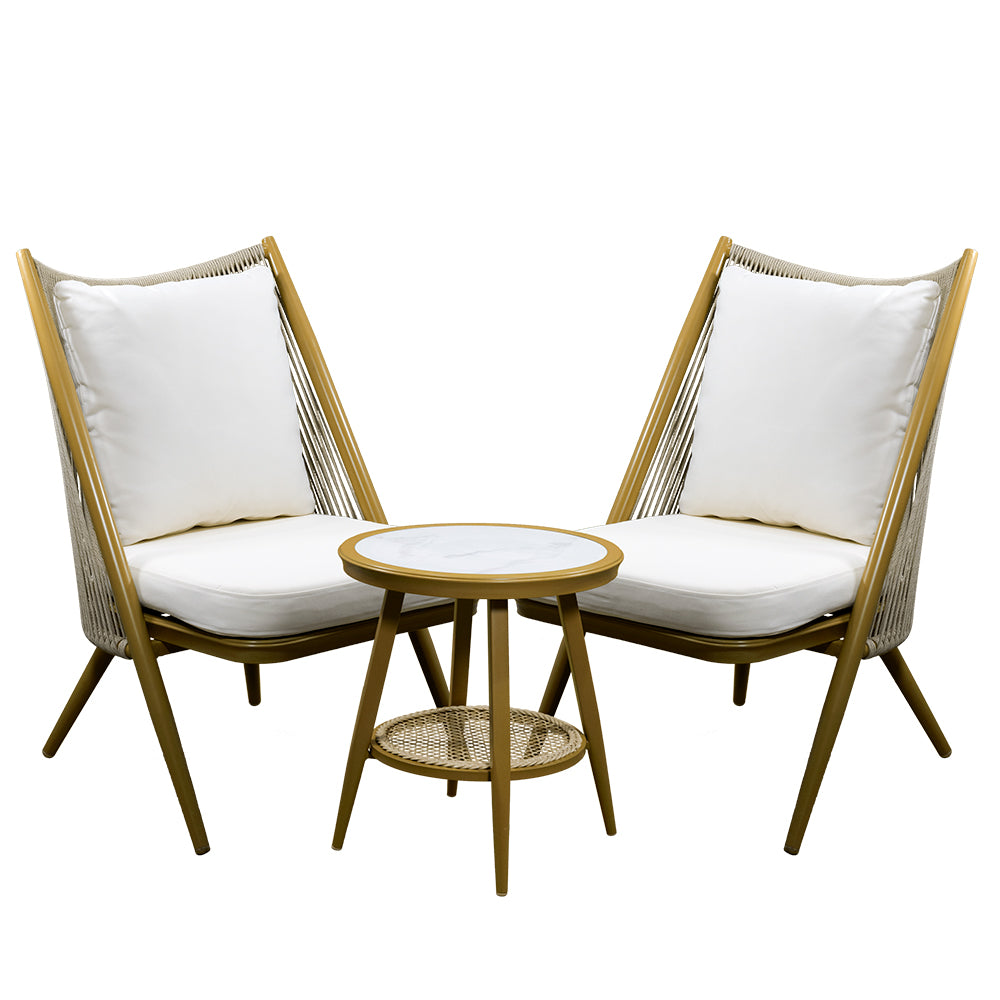 Set de aluminio y cuerda Abril